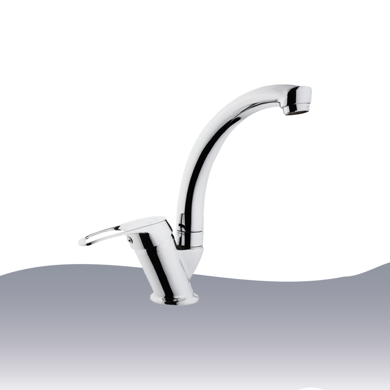 İGK YAPI – KARE KMI4002 Miracle  Kuğu Lavabo Bataryası Thumbnail 2
