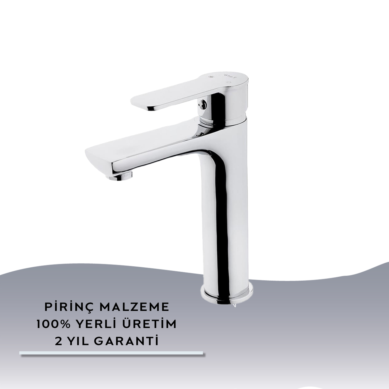 İGK YAPI – KARE KPE41001 Perla Lavabo Bataryası